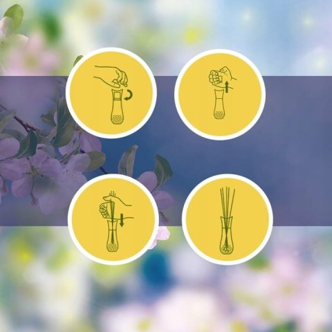 Air Wick Pachnące Patyczki Szlachetny Jedwab z Orientalną Orchideą/Precious Silk & Oriental Orchids 25ml