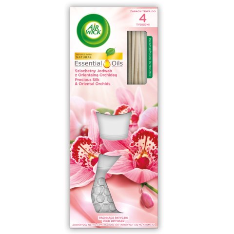 Air Wick Pachnące Patyczki Szlachetny Jedwab z Orientalną Orchideą/Precious Silk & Oriental Orchids 25ml