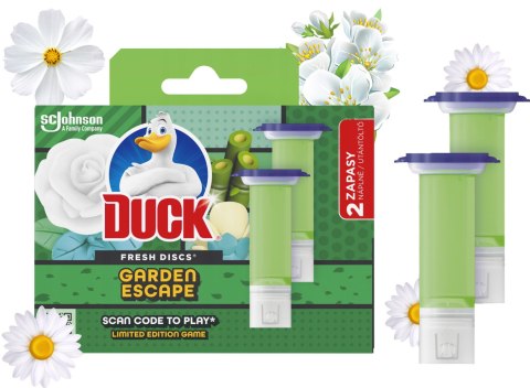Duck Fresh Discs Garden Escape - Żelowy Krążek Do Toalety 72ml (2 x 36ml)