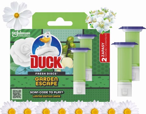 Duck Fresh Discs Garden Escape - Żelowy Krążek Do Toalety 72ml (2 x 36ml)