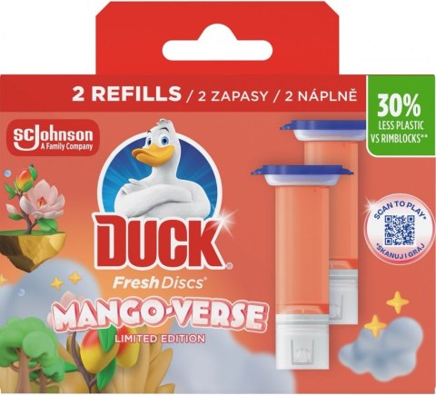 Duck Fresh Discs Mango Verse - Żelowy Krążek Do Toalety 72ml (2 x 36ml)