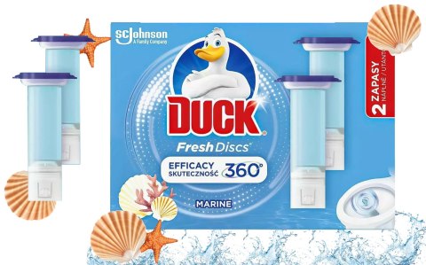 Duck Fresh Discs Marine - Żelowy Krążek Do Toalety 72ml (2 x 36ml)