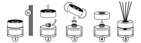 VALPE Dyfuzor Zapachowy Z Patyczkami LIŚĆ LAUROWY - JEŻYNA 50 ml dz50-325